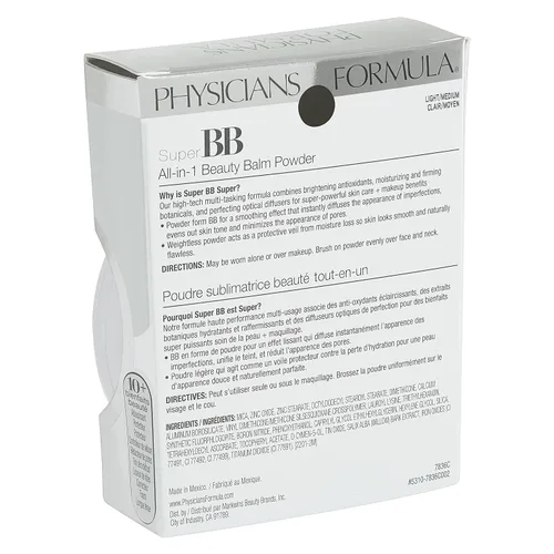 Miniatura 9 de Physicians Formula Super BB Crema Bálsamo de Belleza Todo en Uno en Polvo Luz/Media Probado por Dermatólogos, Probado Clínicamente
