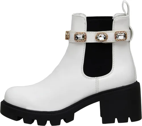 Miniatura 2 de CUSHIONAIRE Julie Chelsea - Botas para mujer con correa y espuma viscoelástica, Negro