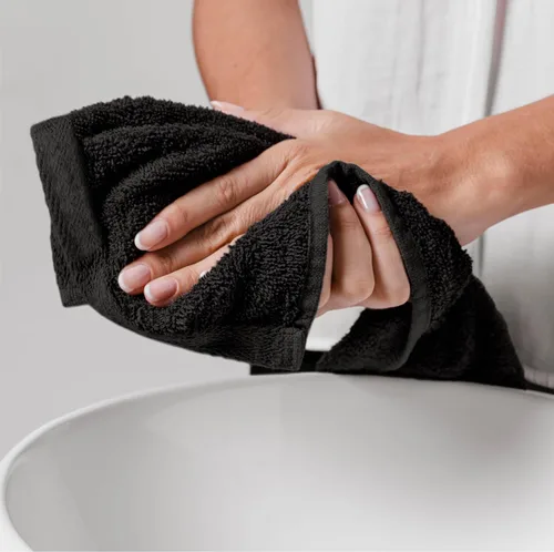 Miniatura 8 de Juego de 8 toallas de baño 100% algodón de lujo para baño, juego de 8 (2 toallas de baño y 2 toallas de mano y 4 paños de lavado), toallas suaves