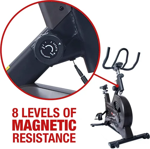 Miniatura 5 de EFITMENT Exercise Bike for Home, Magnetic Indoor Cycling Bike for Cardio Workout Gris