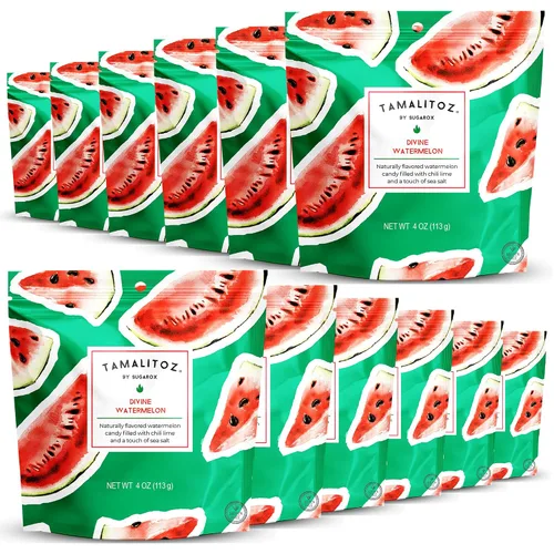 Miniatura 18 de Tamalitoz - Mango para masticar labios, caramelo duro mexicano de mango picante relleno de chile, lima y sal marina, caramelo de fruta hecho a mano
