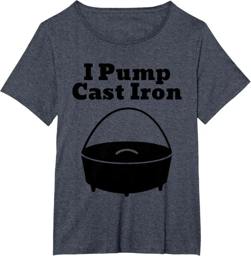 Miniatura 45 de I Pump - Camiseta de hierro fundido para cocinar al horno holandés