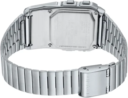 Miniatura 4 de Casio reloj de plata tono 25 con banco de datos con calculadora de memoria para hombre