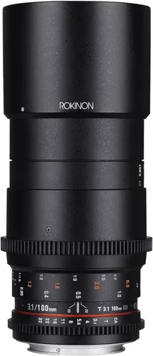 Miniatura 11 de Rokinon Cine DS 3.937 in T3.1 ED UMC Telefoto Macro Cine Lente de Marco Completo para Sony E Mount (FE) Cámaras de lente intercambiable