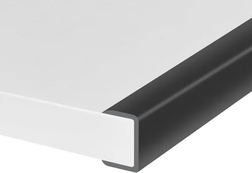 Miniatura 33 de Borde de goma protector autoadhesivo para chapa, material de etileno propileno dieno, ajuste de 1/16 pulgadas (1.6 mm), longitud 10 pies