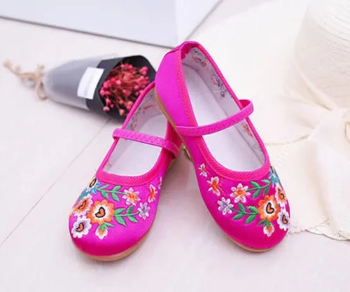 Miniatura 4 de Mirabel Shoes, Mirabel Shoes Encanto for Girls, Girls Dress Shoes Ballet Costume Shoes for Girls Comfy Low Heel Round Toe Flat Shoes with Floral