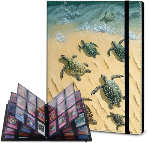 Miniatura 48 de Rossy Carpeta de tarjetas con 4 bolsillos, carpeta de tarjetas intercambiables, álbum de colección de tarjetas, para 160 tarjetas, carpeta