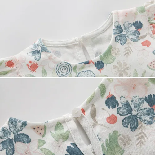 Miniatura 89 de pureborn Vestido de bebé niña 0-24 meses