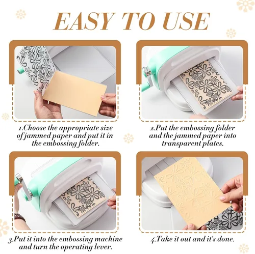 Miniatura 3 de Geiserailie 8 carpetas de estampado en relieve 2d/3D, plantilla de máquina de estampado en relieve, carpeta de tarjetas de papel para hacer