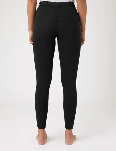 Miniatura 8 de HORZE Active - Pantalones de asiento completo con agarre de silicona para mujer Cintura de tiro medio con bolsillo frontal