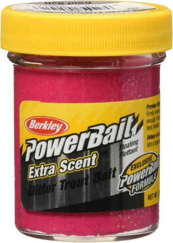 Berkley PowerBait - Cebo de masa de pesca para trucha Rojo fluorescente