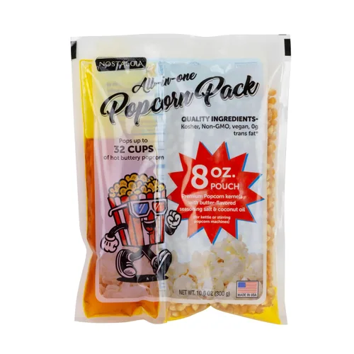 Miniatura 9 de Kit de máquina de palomitas Nostalgia Theater – 1 lb. de granos y 12.5 oz. de aceite con sabor a mantequilla – Tres sabores de sal sazonadora de 3