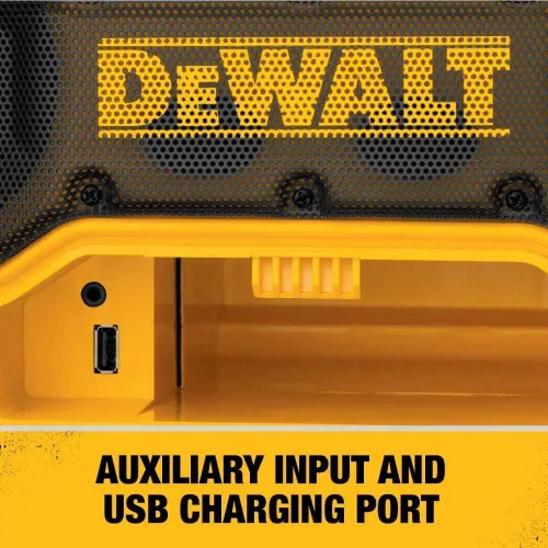 Miniatura 5 de DEWALT Radio Bluetooth MAX de 20 V, rango de 100 pies, portátil para lugares de trabajo (DCR025)