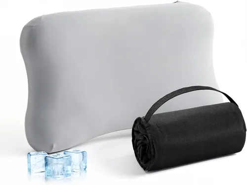 Miniatura 11 de ZZ-WELL Almohada refrescante para dormir de lado, almohada cervical patentada para dormir, almohada ergonómica curvada de espuma viscoelástica