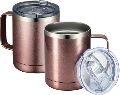 Miniatura 21 de MEWAY - Taza de café con asa, vaso térmico