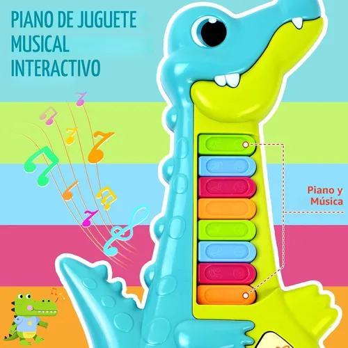 Miniatura 3 de Marstone Juguetes para Niños Pequeños de 1 Año de Edad Regalo para Niño: Juguetes Musicales para Bebé Niña de 12-18 Meses, Piano Guitarra Educativo