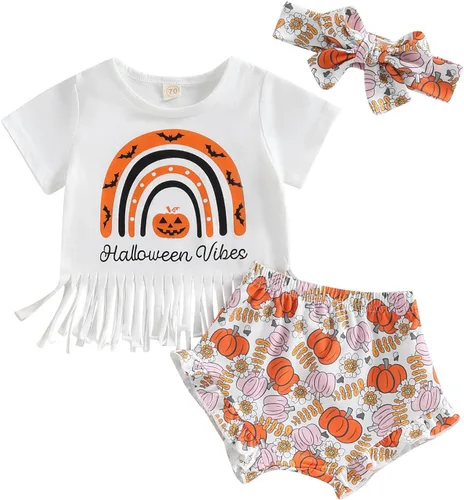 Miniatura 34 de Conjunto de camiseta y pantalones cortos para bebé niña del 4 de julio, camiseta y pantalones cortos para el Día de los Caídos