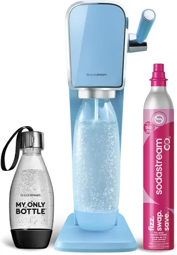Miniatura 17 de SodaStream - Máquina de agua con gas ART PAQUETE DE VALOR Sistema de CO2 CQC Incluye 2 cilindros de CO2, 2 botellas de 32 onzas líquidas aptas