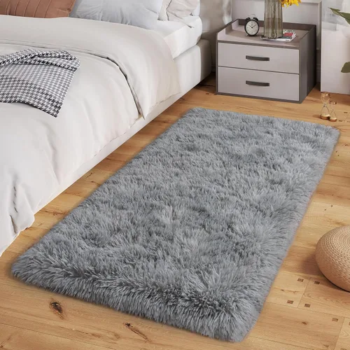 Miniatura 46 de Dssimo - Alfombra superesponjosa para la habitación, alfombra de área moderna, pequeña, suave y acogedora de felpa para niños, niñas y adolescentes