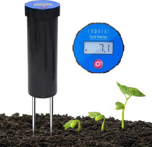 Miniatura 9 de Digital Soil pH Meter, Industrial Grade Soil pH Tester with Calibration-Free LCD Display, High Accuracy Soil pH Pen, Soil pH Monitor for Garden