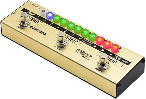 Miniatura 6 de VALETON Dapper - Mini guitarra acústica eléctrica-acústica DI preamplificador analógico pedal multiefectos