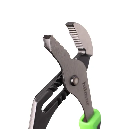 Miniatura 6 de Hilmor Alicates de lengüeta y ranura de 10 pulgadas con mango de goma, negro y verde, GJP10 1885367