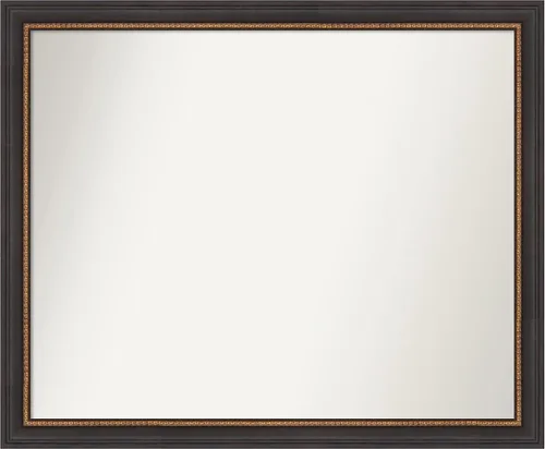 Miniatura 65 de Amanti Art Espejo de baño negro para sobre el fregadero, 23 x 23 pulgadas, espejo cuadrado negro Ashton, marco de madera tradicional mediano, se