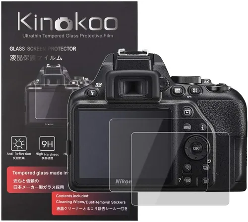 Miniatura 13 de kinokoo Protector de pantalla Z50 II Zf - Película de vidrio templado de dureza 9H de 0.010 in para cámara Nikon Z50 II Zf Z5 Z5 II Z6 II Z6 II Z