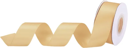 Miniatura 314 de MECCANIXITY Cinta de satén de 3/8 pulgadas de 50 yardas, de grogrén, de seda sólida, fina para ramo de boda, para regalo del día de San Valentín