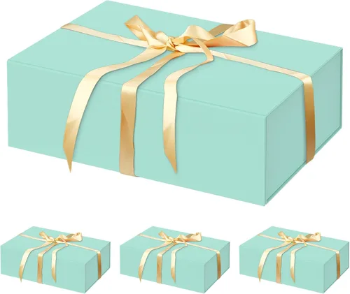 Miniatura 42 de HavrePac Paquete de 4 Cajas de Regalo Grandes 35x23x11 cm Cajas de Regalo de Lujo con Tapas, Caja de Regalo con Cierre Magnético para Empaquetado