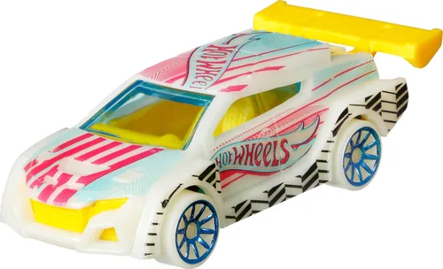 Miniatura 6 de Hot Wheels Toy Monster Trucks - Paquete de 10 vehículos a escala 1:64 que brillan en la oscuridad, juego de 5 camiones y 5 autos, vehículos de juego
