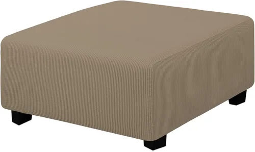 Miniatura 45 de Easy-Going Funda Elástica para Otomana Taburete de Almacenamiento Plegable Protector de Muebles Funda Rectangular Suave con Parte Inferior Elástica