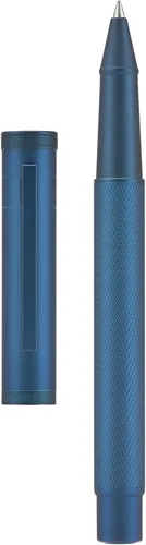 Hongdian Bolígrafo Rollerball Bosque Azul Oscuro con Repuesto de Tinta Negra Schmidt, Diseño Clásico con Estuche de Metal para Firma de Negocios