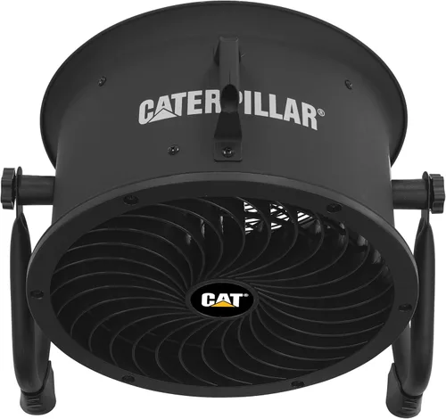 Miniatura 7 de CAT ventiladores - Ventilador de tambor de alta velocidad de 14 pulgadas de alta velocidad de alta resistencia de grado industrial (negro, 2 en 1)