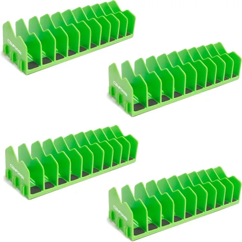 Miniatura 8 de Cenfoge - Organizador de alicates, 20 ranuras con base antideslizante para cajón de caja de herramientas, solución de almacenamiento de herramientas