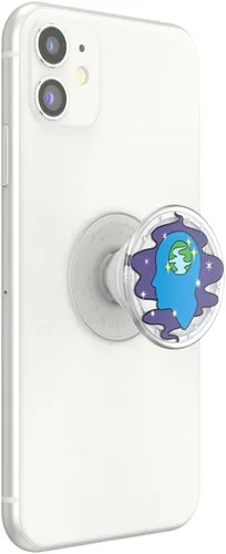 Miniatura 2 de Agarre para teléfono PopSockets con soporte expansible, agarre adhesivo - Translúcido Open Minded Mente abierta