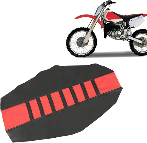 Miniatura 2 de CHEDA Funda de asiento suave de repuesto compatible con Honda CR125R CR250R CR500R CR80R CRF100F CRF125F CRF150F (rojo)