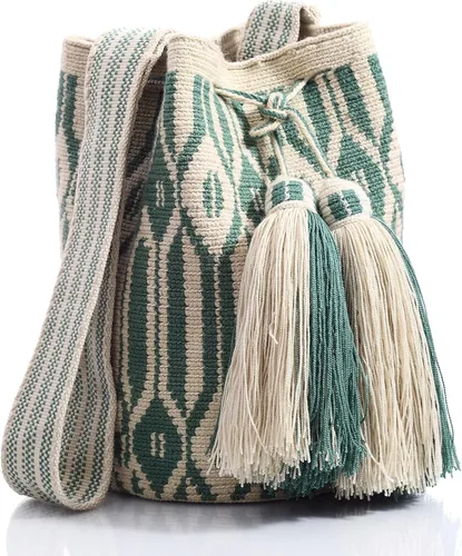 Miniatura 2 de WYOU Designer Collection Wayuu Bag in Crochet, Large