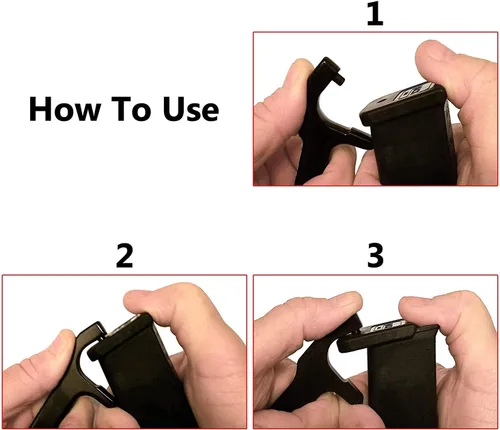 Miniatura 5 de Raiseek Herramienta hexagonal de instalación de mira frontal y herramienta de desmontaje de armero para Glock d-3 Herramientas separadas