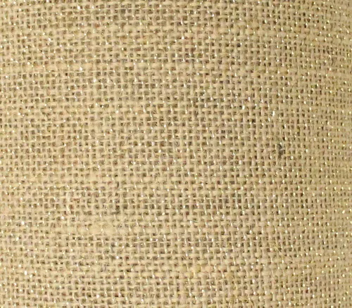 Miniatura 2 de Tela de yute de arpillera con purpurina natural de oro de 14 quilates, 52 pulgadas de ancho, vendido por The Yard