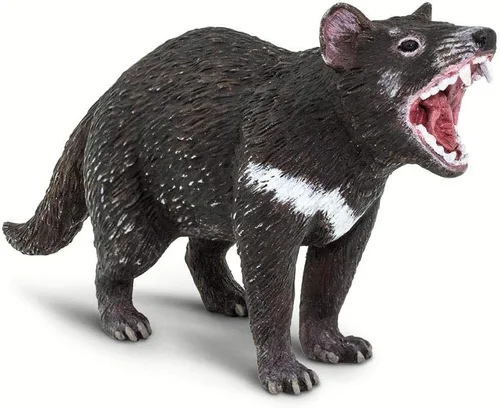 Miniatura 3 de Safari Ltd. Tasmanian Devil Figurine - Figura marsupial realista de 3.5 pulgadas, juguete educativo para niños, niñas y niños a partir de 3 años