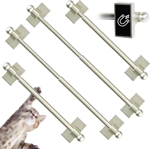Miniatura 10 de TidyFriend - Toallero magnético para refrigerador, paquete de 2 toalleros ajustables, barra magnética para toallas para refrigerador, estufa