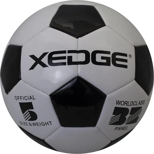Miniatura 6 de XEDGE Balón de fútbol de tamaño oficial, pelota de entrenamiento de tamaño 5 para niñas, niños, jóvenes, adolescentes, adultos, cosida a máquina