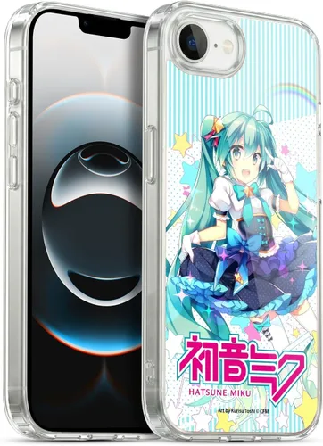 Miniatura 130 de Head Case Designs Licencia Oficial Hatsune Miku Gráficos Lindos Carcasa de Gel [Protección de Grado Militar] Compatible con Apple iPhone 7