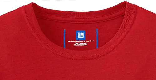 Miniatura 4 de JH DESIGN GROUP Camiseta Chevy Corvette C7 Emblem Mujer Negro Rojo Heather-Gris