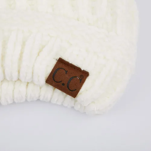 Miniatura 626 de C.C Trendy Warm Chunky Soft Stretch Cable Knit Beanie