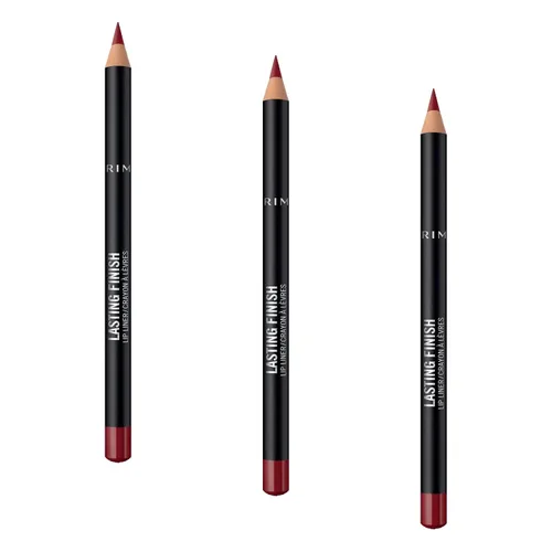 Miniatura 22 de Rimmel Lasting Finish 8HR Lápiz delineador de labios suave, fórmula vibrante y mezclable para bloquear el lápiz labial en su lugar durante 8 horas