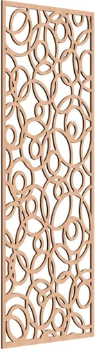 Miniatura 95 de Latrobe Paneles de pared decorativos de madera con calado, 9 3/8 pulgadas de ancho x 24 3/8 pulgadas de alto x 3/8 de alto, roble rojo rojo (Red Oak)