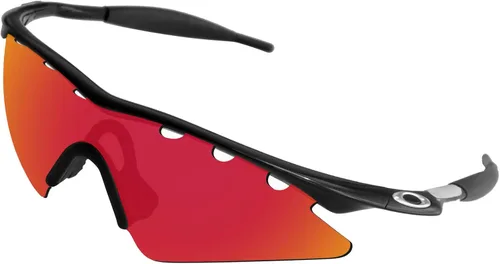 Miniatura 2 de BroLizard - Lente polarizada de repuesto para gafas de sol Oakley M Frame Sweep ventiladas, rojo