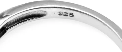 Miniatura 4 de Silvershake Anillo de plata de ley 925 con piedras preciosas de corazón irlandés para mujer